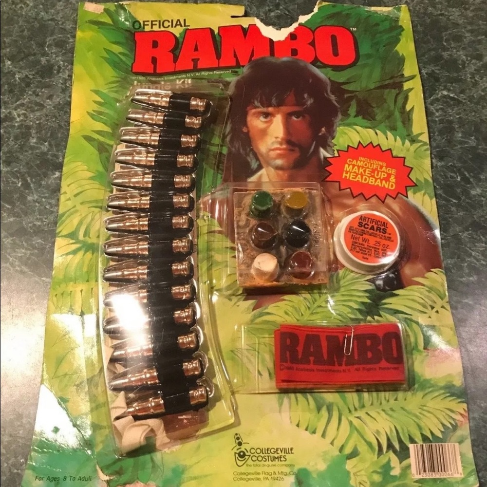 Vintage 1985 RAMBO Jungle Kit Halloween Costume